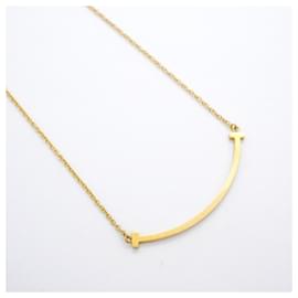 Tiffany & Co-Colar Tiffany T Smile Pequeno em Ouro Amarelo 18K-Outro