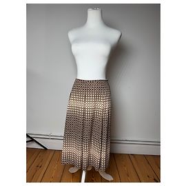 Gonna Vintage Courreges Nera Marrone 38/M Marrone