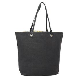 Salvatore Ferragamo Gancini Tote Canvas Black