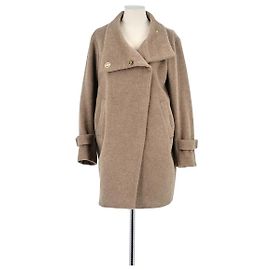 Gerard Darel brown wool coat Brown