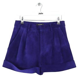 Isabel Marant Shorts de camurça roxa Roxo