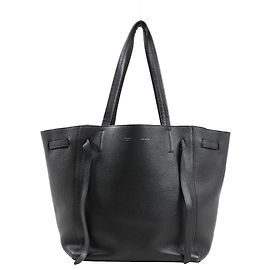 Céline Borsa a spalla in pelle Celine Cabas Phantom Small nera Nero