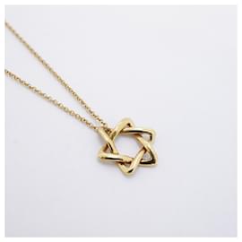 Tiffany & Co-Colar Estrela de Davi Tiffany em Ouro Amarelo 18K-Outro