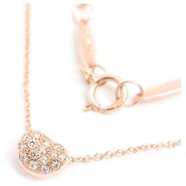 Tiffany & Co-Colar de feijão em ouro rosa 18K com diamante Tiffany-Outro