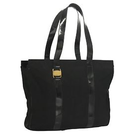 Salvatore Ferragamo Vala tote Nylon Black