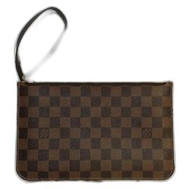 Pochete Louis Vuitton Damier Marrom Claro e Escuro Castanho claro Castanho escuro