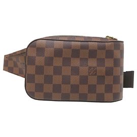 Louis Vuitton Geronimos Men's Body Bag Brown Other Damier ebene