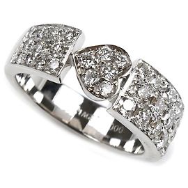 Piaget 18K Weißgold Juliet Heart Diamantring Andere