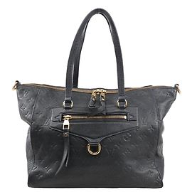 Borsa a Spalla Louis Vuitton Monogram Empreinte Lumineuse PM in Blu Navy M93410 Blu navy
