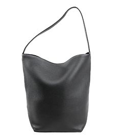 Bolsa de ombro em couro preto Park Tote Medium da The Row Preto