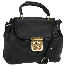 Chloé Borsa in pelle Chloe Elsie Nero
