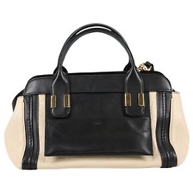 Chloé Bolsa de couro Chloe Alice grande Branco