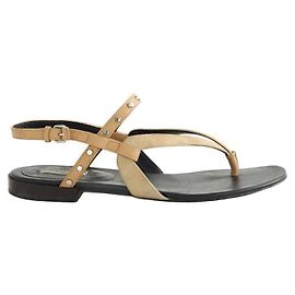 Balenciaga Beige Wildledersandalen Beige