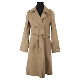 Isabel Marant Trench coat de algodão camelo Camelo