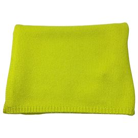 Écharpe en cachemire vert lime Hermès Vert