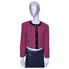 Sandro Purple Tweed Blazer Purple