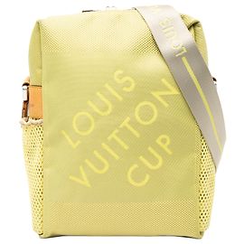 Louis Vuitton Green Damier Geant LV Cup Weatherly Golden Green