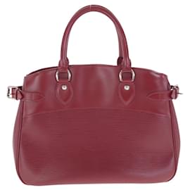 Louis Vuitton-Louis Vuitton Epi Passy PM Red Leather Tote Bag-Red