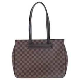 Louis Vuitton-Louis Vuitton Damier Parioli PM Tote Bag-Brown,Damier ebene
