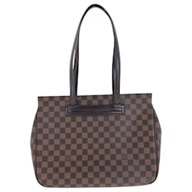 Louis Vuitton-Louis Vuitton Damier Parioli PM Tote Bag-Brown,Damier ebene