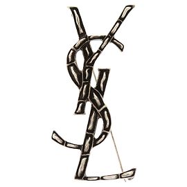 Silberne Brosche Yves Saint Laurent Silber