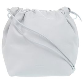 Hellgraue Lederhandtasche von Jil Sander Grau