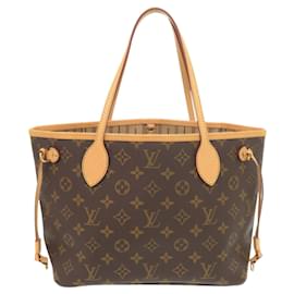 Louis Vuitton-Louis Vuitton Neverfull PM Monogram Tote Bag-Beige,Monogram