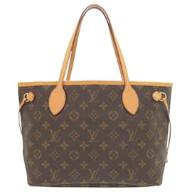 Louis Vuitton-Louis Vuitton Neverfull PM Monogram Tote Bag-Beige,Monogram