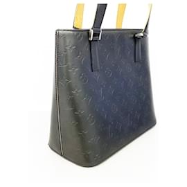 Louis Vuitton-Louis Vuitton Monogram Matte Stockton Tote Bag-Black