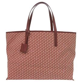 Autre Marque Morabito Rote Kalbsleder Tote Bag Rot