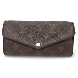 LOUIS VUITTON SARAH MONOGRAM CANVAS WALLET M60531 Brown
