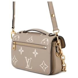 Louis Vuitton-Louis Vuitton Monogram Empreinte Pochette Metis EW Handbag-Grey
