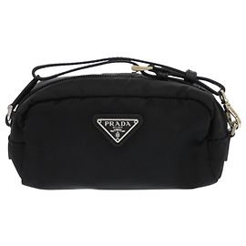 Schwarze Nylon-Tasche von Prada Schwarz