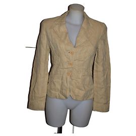 Veste Max & Co en coton et lin multicolore Taille 42 IT Multicolore