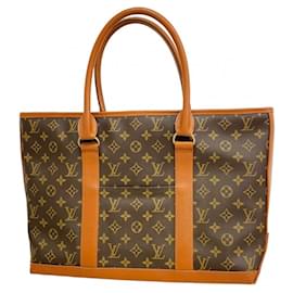 Louis Vuitton-Louis Vuitton Monogram Sac Weekend PM Tote Bag-Brown