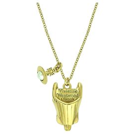 Collier Vivienne Westwood forme Corset Doré