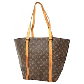 Louis Vuitton-Louis Vuitton Monogram Sac Tote Bag M51108-Brown