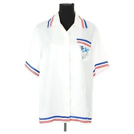 Casablanca Camicia di seta bianca Bianco
