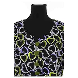 Saint Laurent-Multicolored Cotton Vest-Multiple colors