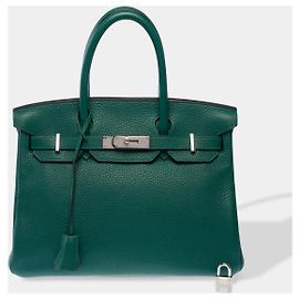 Hermès Bolsa HERMES Birkin 30 em Couro Verde - 103006 Verde