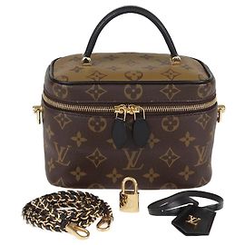 Louis Vuitton Monogram Reverse Monogram Canvas Vanity Case PM Other