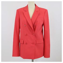 Tibi Rosa Doppelreiher Blazer Pink