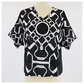 Hermès Camiseta Tattoo Mors a Jouets Detoure de Algodón Negro/Blanco de Hermes Negro Blanco