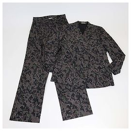 Set giacca e pantaloni camouflage cubico multicolore Bottega Veneta Multicolore