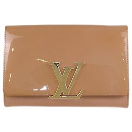 Pochette Louise Vernis Rose Velours Louis Vuitton Rose