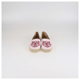Espadrilles Plates Classiques Tigre Rose Kenzo Rose