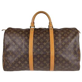 Louis Vuitton Monogram Keepall 50 Outro
