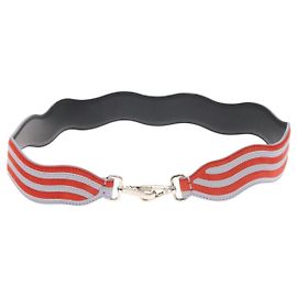 Fendi Zig Zag Shoulder Strap Leather Orange