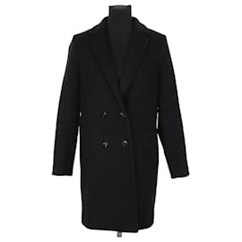 SéZane Black wool coat Black