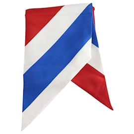 Balenciaga-Lenço de seda multicolorido-Multicor